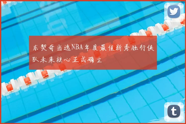 东契奇当选NBA年度最佳新秀独行侠队未来核心正式确立