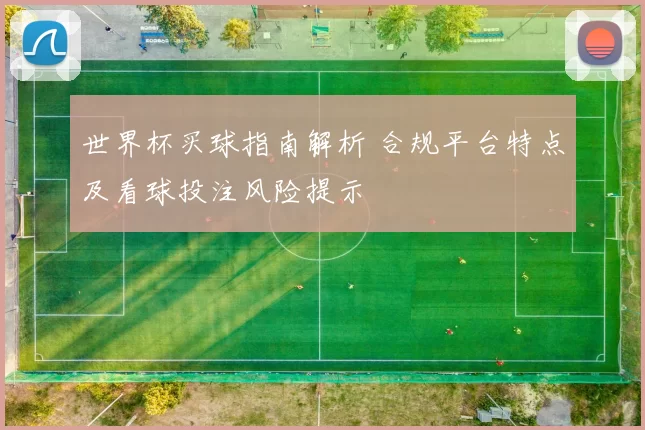 世界杯买球指南解析 合规平台特点及看球投注风险提示